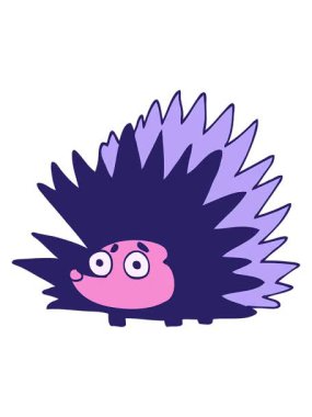 Bob ve Duraklat Çizgi film animasyonunu Karalama Dikenli Kirpi