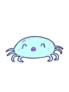 Cadılar Bayramı örümceği çiziminin hareketli animasyonu