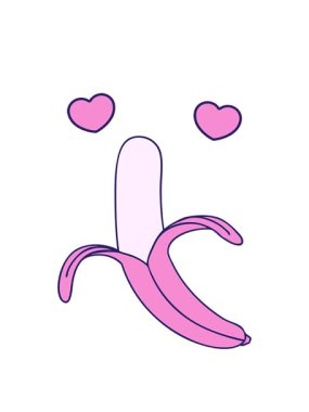 dönen kalpler el animasyonu çizilmiş tuhaf çizgi film muz