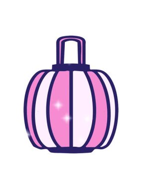 Geleneksel bir Japon kağıt fenerinin ışıltı etkisi.