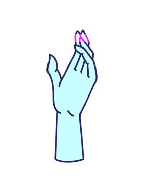 Dövmenin animasyonunu geleneksel el simgesi biçiminde güçlendir