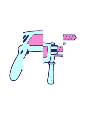 Çizgi film matkabının bölünen hareketi