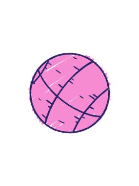 Basketbol Tebeşir çizgi filminin gösterişli satış animasyonu