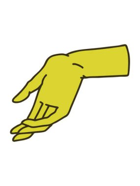 Simgesel dövme stili elin renk animasyonu değişiyor