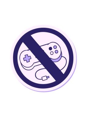 Oyun tabelası olmayan sevimli bir çizgi film çıkartmasının basınçlı canlandırması