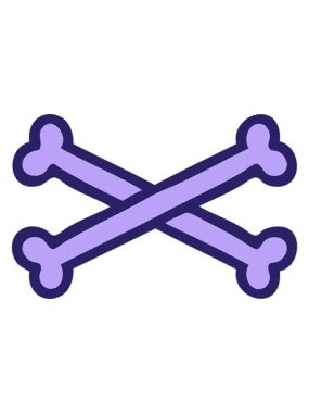 Çapraz kemiklerin ikonik dövme tarzının animasyonunu güçlendir