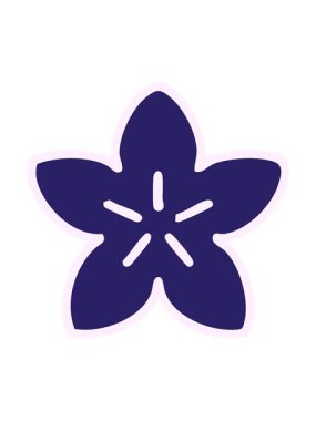 Basit bir Japon çiçek tasarımının hareketli animasyonu