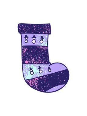 karikatür karalamalarının animasyonunu bob ve duraklat Noel çorapları