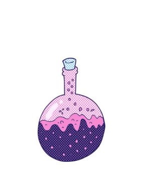 serbest ve çizilmiş karikatür kimyasallarının animasyonunu genişletiyor