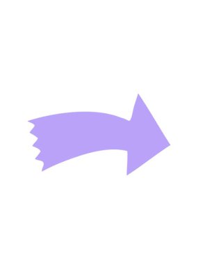 Ayağa kalk ve okun tuhaf çizilmiş el animasyonunu yüzdür