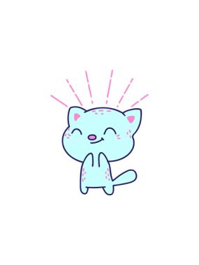 Dövme stili mutlu kedinin canlandırmasının ayrıştırıcı etkisi