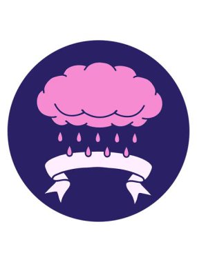 Dövme biçimi simgesinin titreşimli hareketli animasyonu.