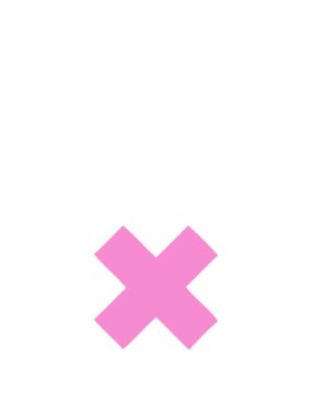 Bir çarpma sembolünün düz renk retro çizgi filminin zıplama hareketi animasyonu