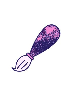 Dikkat çekici retro grunge desenli boya fırçası animasyonu