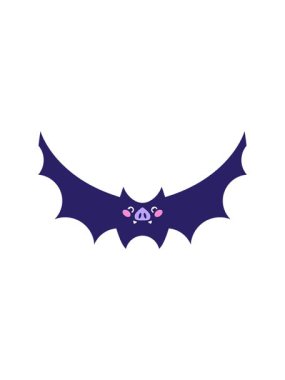 Eğlenceli bir Cadılar Bayramı yarasasının hareketli animasyonu