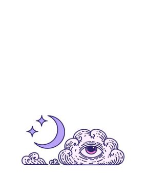 Ay yıldızlarının ve bulutların ikonik dövme tarzının animasyonunu genişletiyor