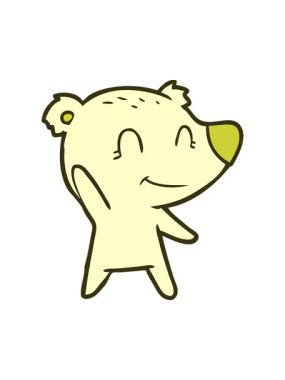 Neon kutup ayısının renk animasyonu değişiyor