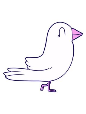 neon ışık efekti çizgi film karakteri canlandırması