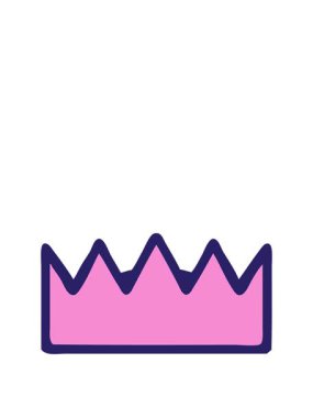 Dövmenin animasyonunu geleneksel bir taç şeklinde genişletiyor.