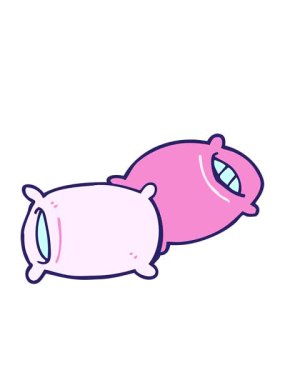 Yastık karalamalarının hareketli animasyonları