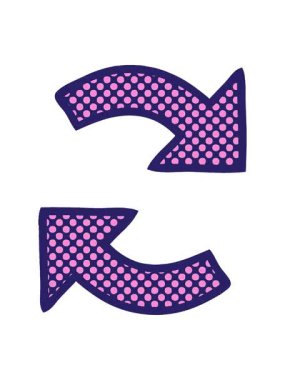 Çizgi roman tarzı bir okun çizgi filminin basınçlı canlandırması