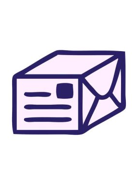 Şirin kağıt paketinin pixelize etkisi canlandırması