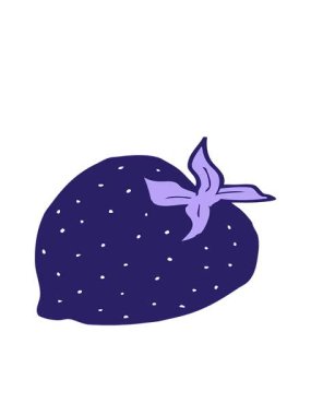 Çilek çizgi filminin hareketli animasyonu