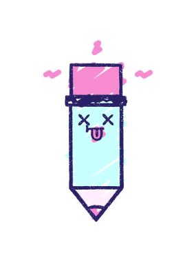 Kalem Tebeşiri Çiziminin canlandırmasını bob ve duraklat