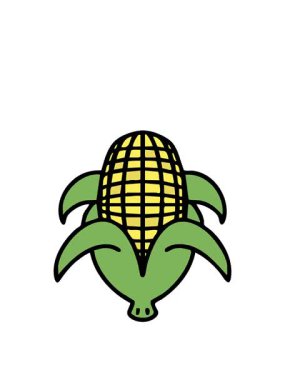 Brezilya mısırının animasyonunu yapraklı koçanla uzatıyorum.