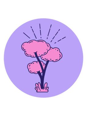 Dövme biçimi ağacının simgesinin canlandırma efektini göster