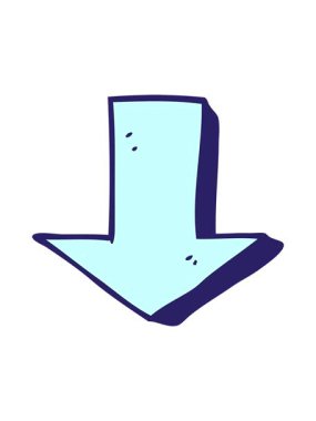 karikatür işaret okunun animasyonunu çalıştır