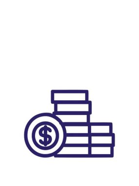 istiflenmiş para simgesi simgesinin canlandırılması