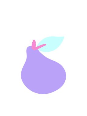 iyi görünümlü armudun hareketli animasyonu