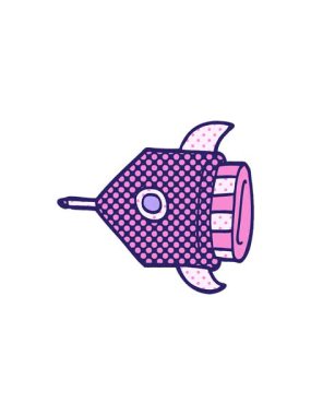 Bir roketin karalama hareketinin hareketli animasyonu