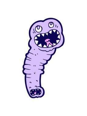 neon ışık efektleri çizgi film sülüğü animasyonu