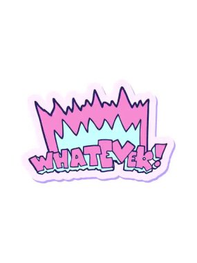 Titreyen hareket animasyonu bir çizgi filmin çıkartması Her neyse bağır