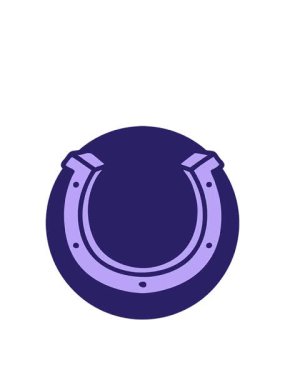 Şanslı at nalı tasarımının zıplama hareketi animasyonu