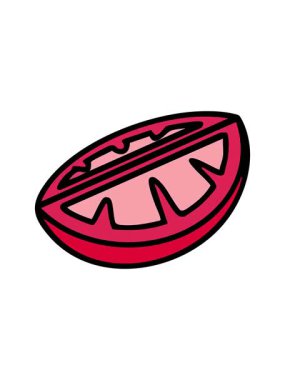 Dikkat, Brezilya yemek dilimi domates animasyonu.