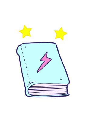 dönen yıldızlar çizgi film büyü kitabının animasyonu