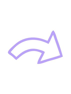 Bir yön ok simgesinin çizgi çiziminin titreşimli hareket canlandırması