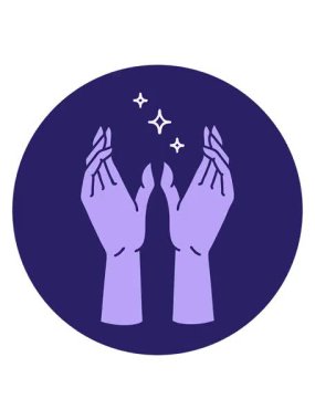 uzanan ellerin ikonik dövme biçiminin canlandırma efektini piksel hale getir