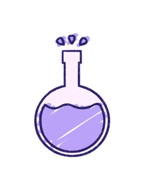 Bilim Deneyi Tebeşir Çiziminin hareketli animasyonu