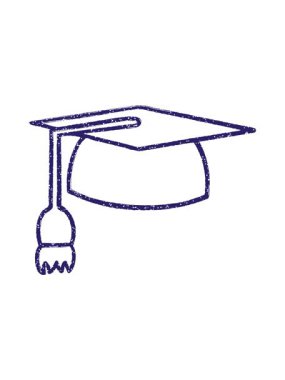 Mezuniyet Kapağı Kömür Çiziminin animasyonunu güçlendir