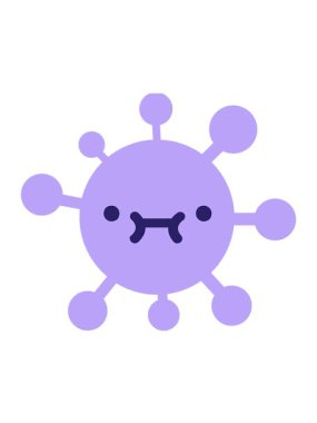 Basit sevimli virüsün animasyonunu çalıştır