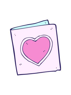 Aşk Kartı çizgi filminin animasyonunu durdur ve durdur