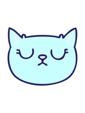 karikatür çizilmiş ağlayan kedinin animasyonunu durdurup duraklat