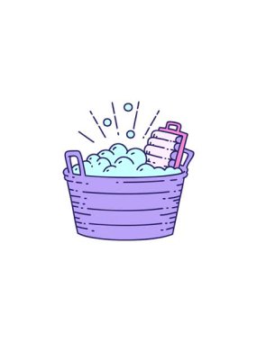 Geleneksel dövme stili, eski çamaşır tahtası ve fırçalama kabının tanıtım filmi.