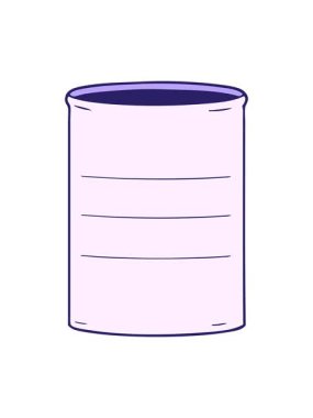 karikatür petrol varilinin canlandırmasını renklendir