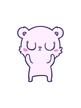 Mutlu kutup ayısı çizgi filminin yıldız patlaması etkisi animasyonu