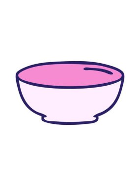 Parlak ışık efekti el çizimi çizgi film kasesinin animasyonu